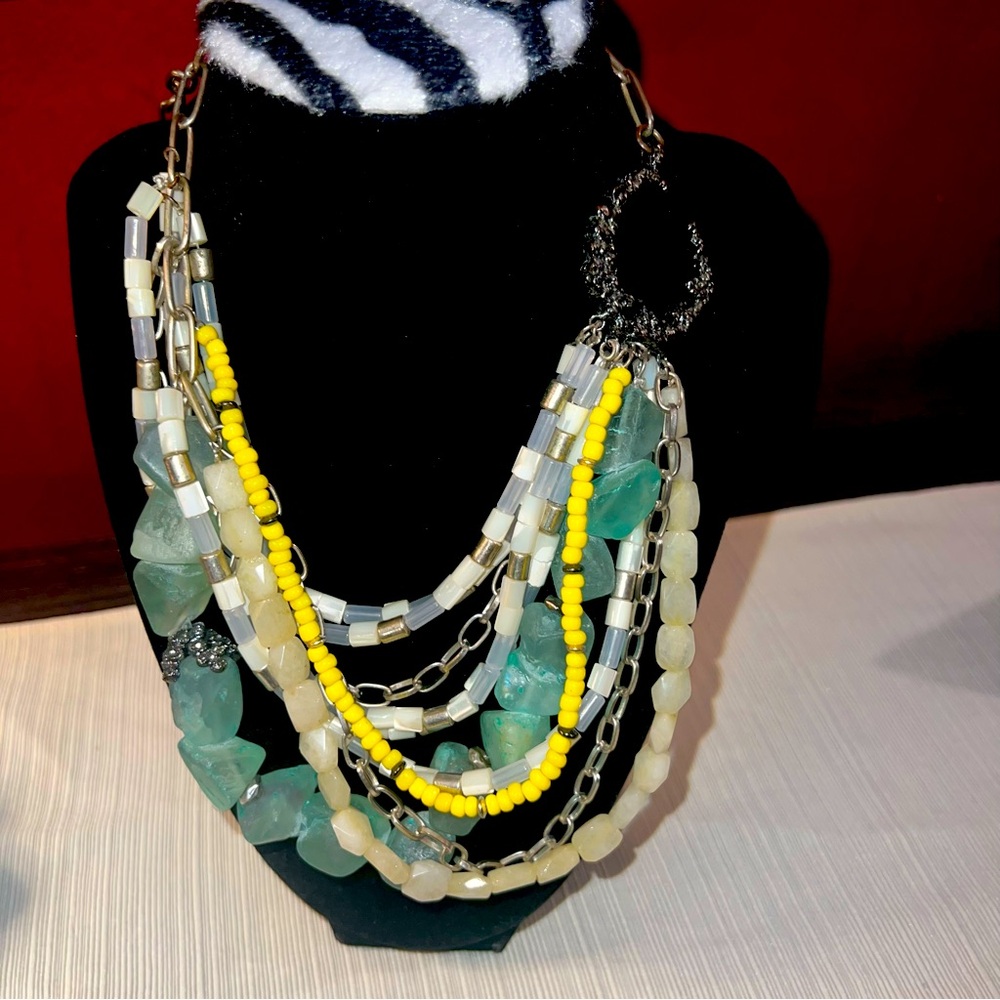 KENNETH COLE NEW YORK MULTI STRAND NECKLACE